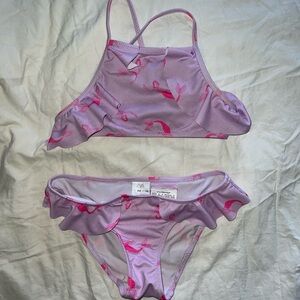 Zara Girls Lavender Bikini with Pink Mermaid Print
